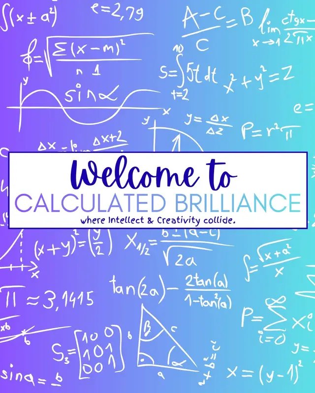 ✨Welcome to Calculated Brilliance ✨ Where faith, passion, creativity, intellect, and brilliance collide. 🧠✨ This is a launch pad into the world of Calculated Brilliance. A place to learn, grow, explore, and connect with like-minded members of the Brilliance Squad. Come explore the intersection of math and creativity, pick up tips and tricks, ask questions, share ideas, and grow with us. ➕ FOLLOW for quick math tips, creative strategies, tutoring resources & everyday brilliance. ▶️ WATCH on YouTube for full lessons, deeper dives & step-by-step math made clear. 🎵 CONNECT on TikTok & Instagram for bite-sized videos, quick tips & more Calculated Brilliance content. 💌 EMAIL calculatedbrilliance@gmail.com for tutoring & inquiries. 💬 JOIN the conversation 💗 LIKE what resonates 📤 SHARE the brilliance with friends ✨ FOLLOW and officially become part of the Brilliance Squad #calculatedbrilliance #brilliancesquad #calculatedcrew #mathteacher #mathtutor 
