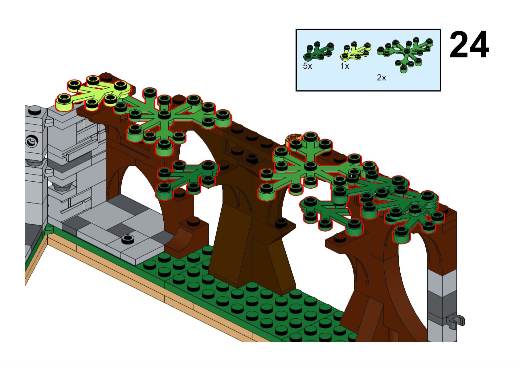 Free LEGO Building Instructions - Secret Garden Book Nook product image (2)