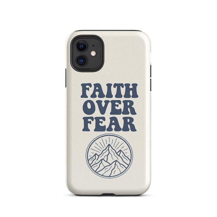 Faith Over Fear Mountain iPhone Tough Case product image (55)