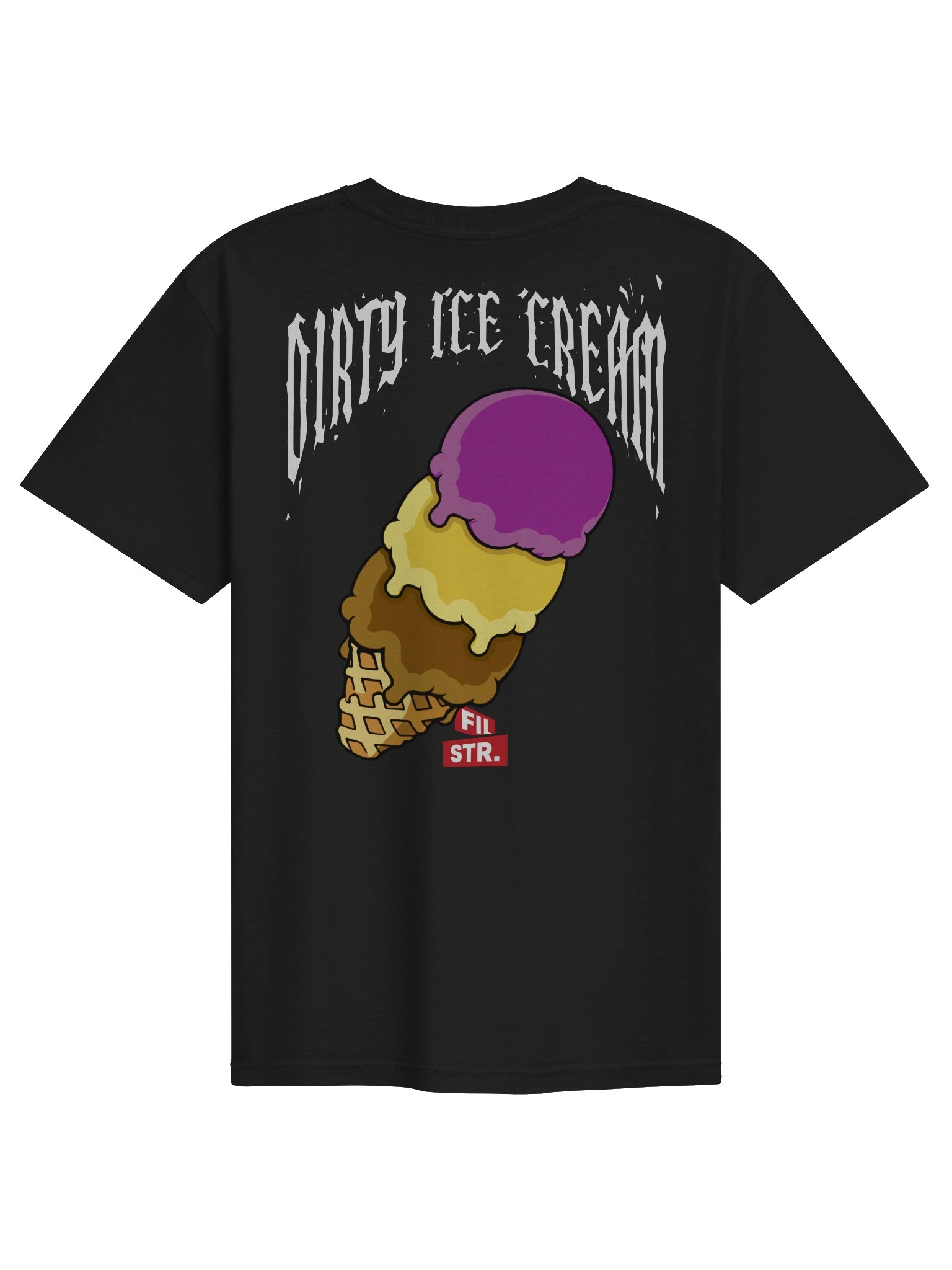 DIRTY ICE CREAM BACK-TO-BACK DARK TEE product image (6)