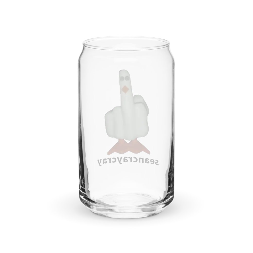 F*ck Duck 16oz coffee glass product image (38)
