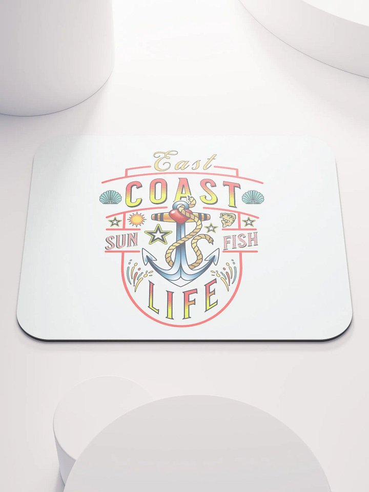 East Coast Life Nautical Mouse Pad product image (1)