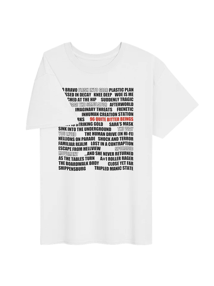 Song Titles - T-shirt product image (2)