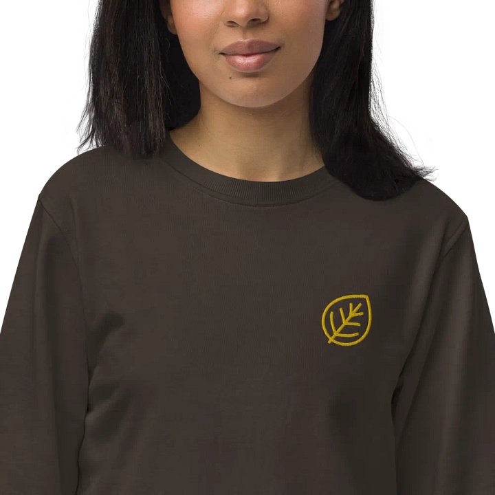 Leaf Design Organic Cotton Sweatshirt product image (2)