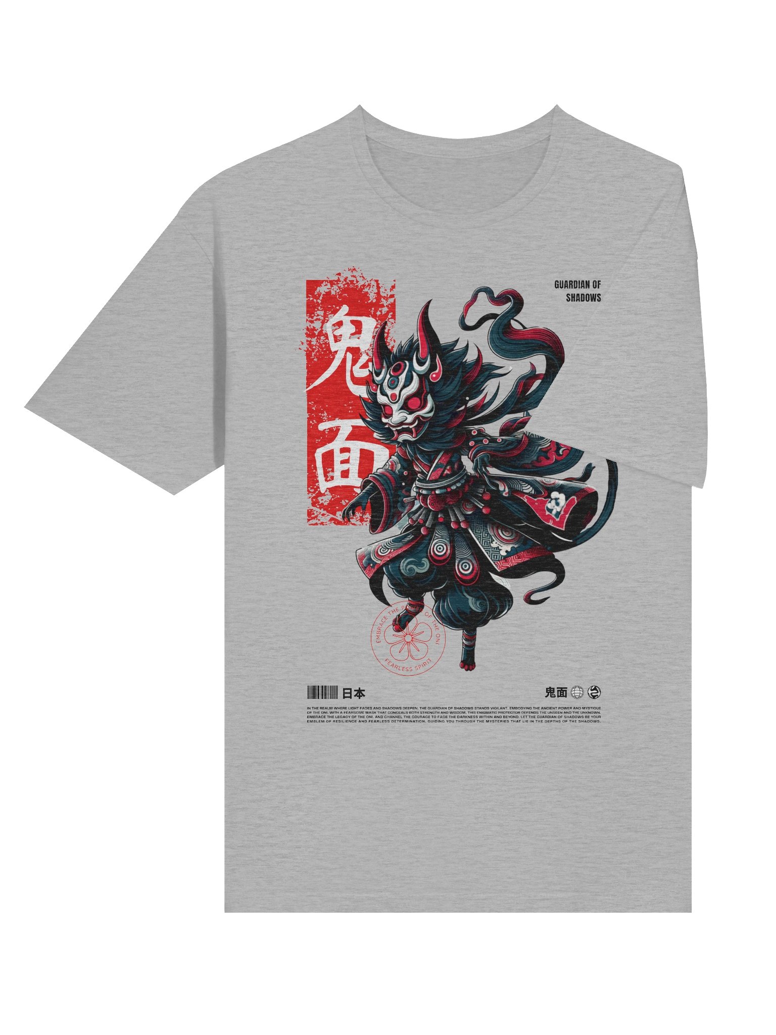 Guardian of Shadows Oni T-Shirt - Gildan Softstyle product image (4)