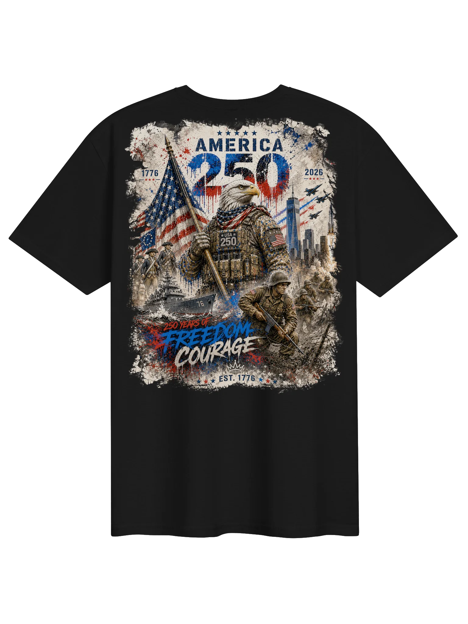 Freedom Forged • 1776 T- Shirt product image (2)