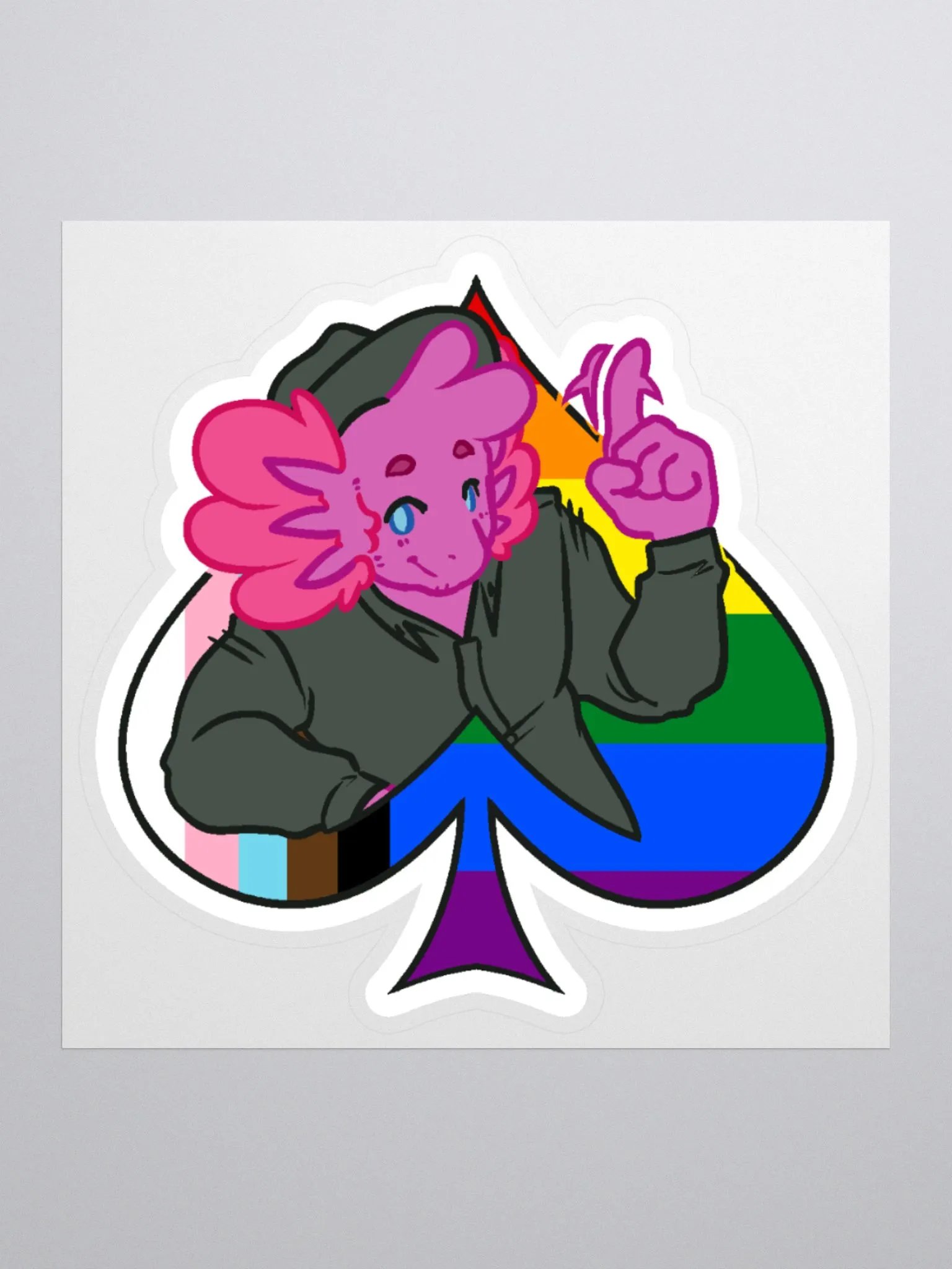 Pride in Spades | Kiss-Cut Sticker product image (1)