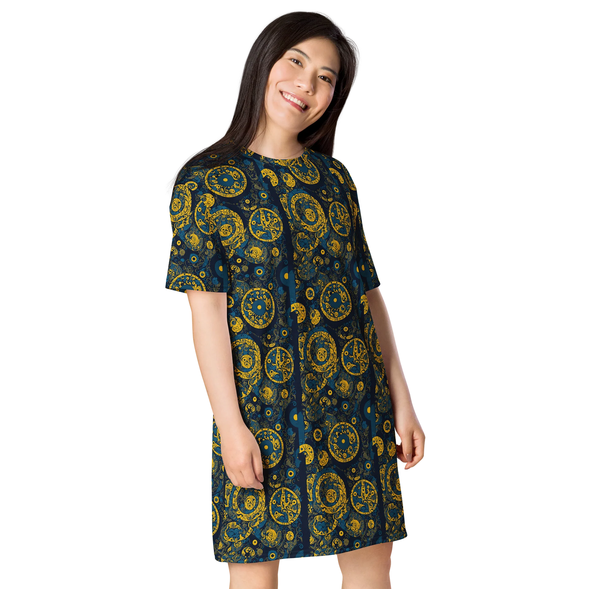 Chic Comfort: Urban Muse T-Shirt Dress product image (4)