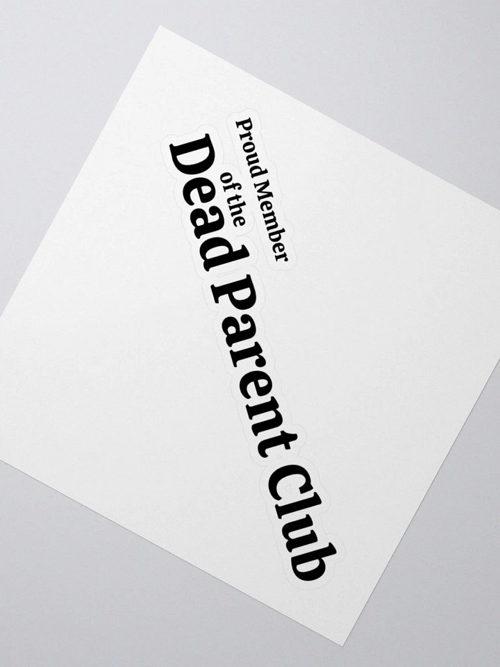 Dead Parent Club Sticker product image (2)
