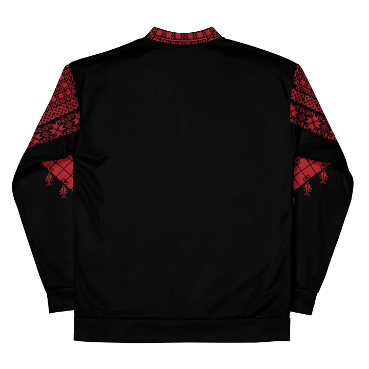 Red Tatreez Unisex Bomber Jacket product image (2)