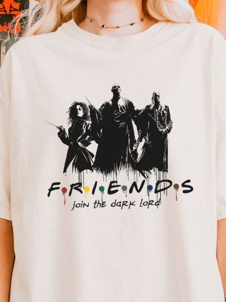 Friends Dark Lord Parody Funny Retro Fall Shirt product image (9)