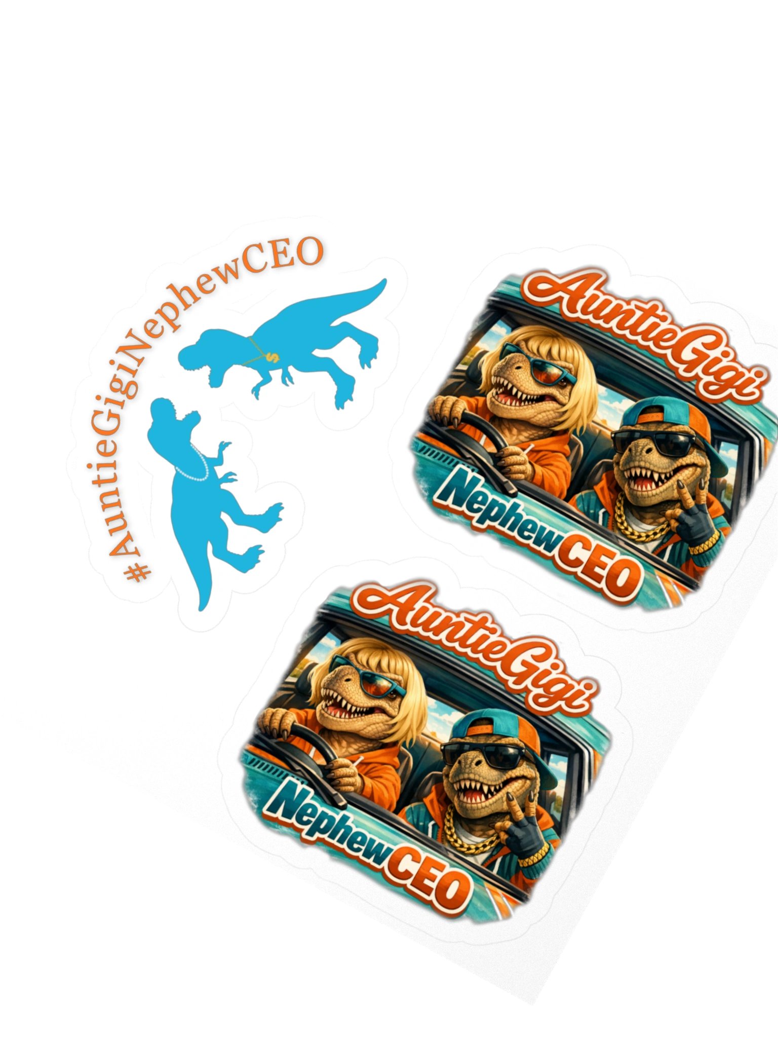 AuntieGigi NephewCEO stickers product image (2)