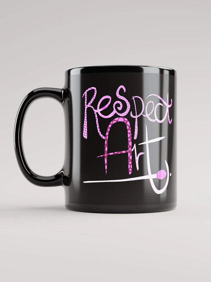 Respect Art Black Mug product image (2)