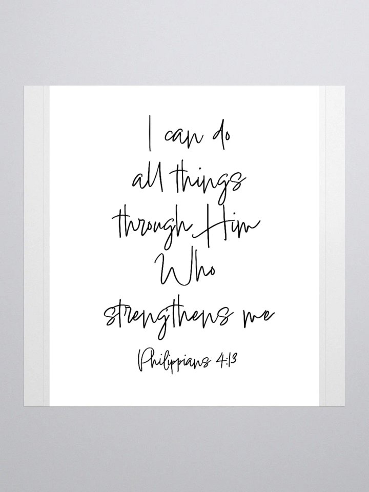I Can Do All Things Through Him - Sticker product image (1)
