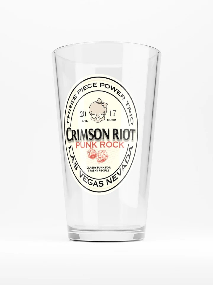 CRIMSON RIOT PINT GLASS product image (1)
