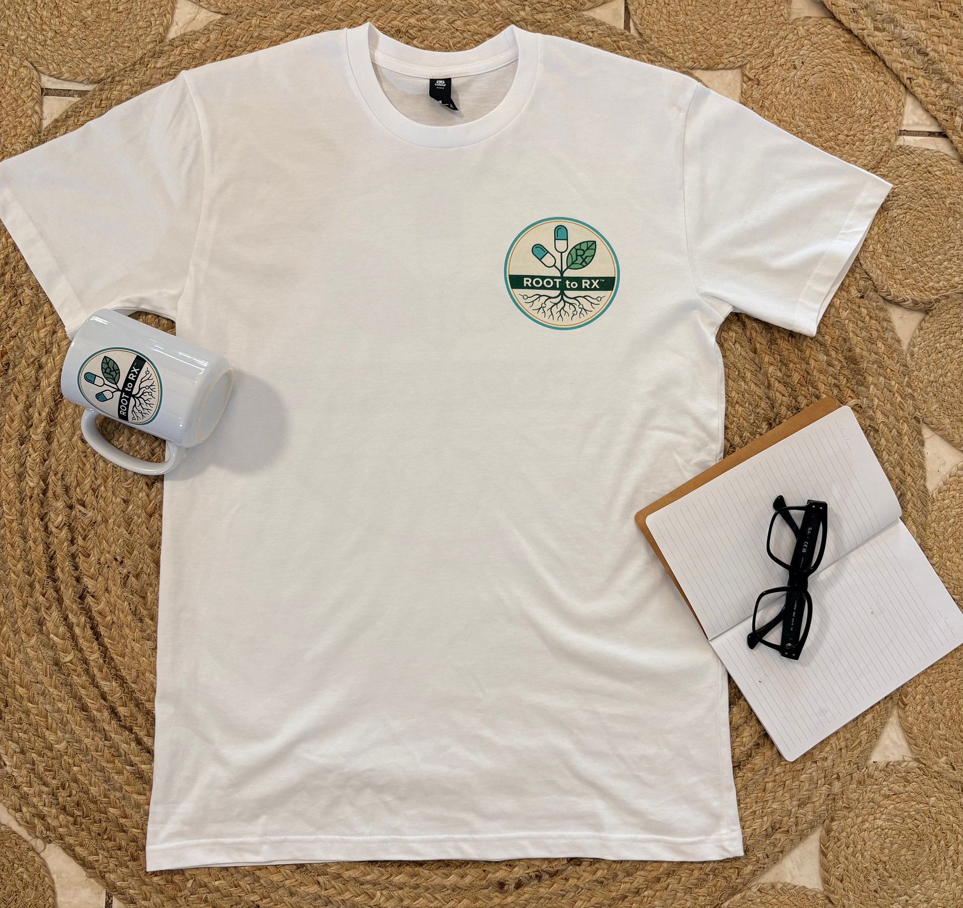 Root to Rx Logo Tee (White) product image (9)