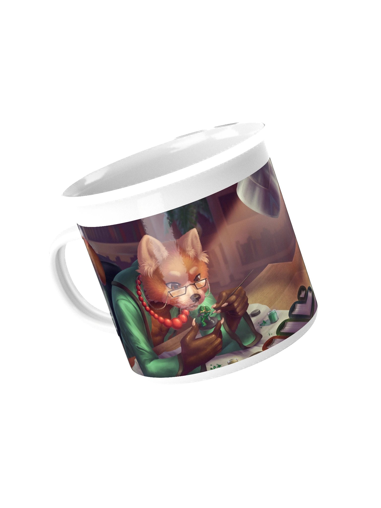 Painterly Panda Enamel Mug product image (4)