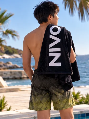 NVO Gradient All-Over Print Swim Trunks product image (4)