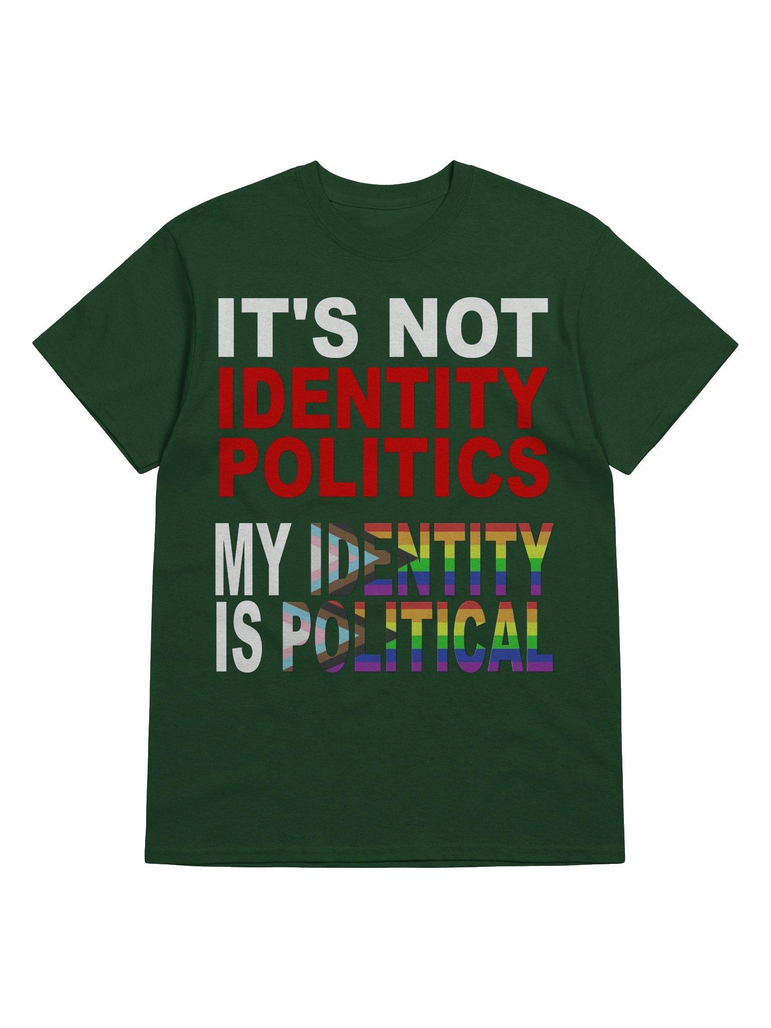 POLITICAL IDENTITY (LGBTQ - dark) - T-SHIRT product image (53)