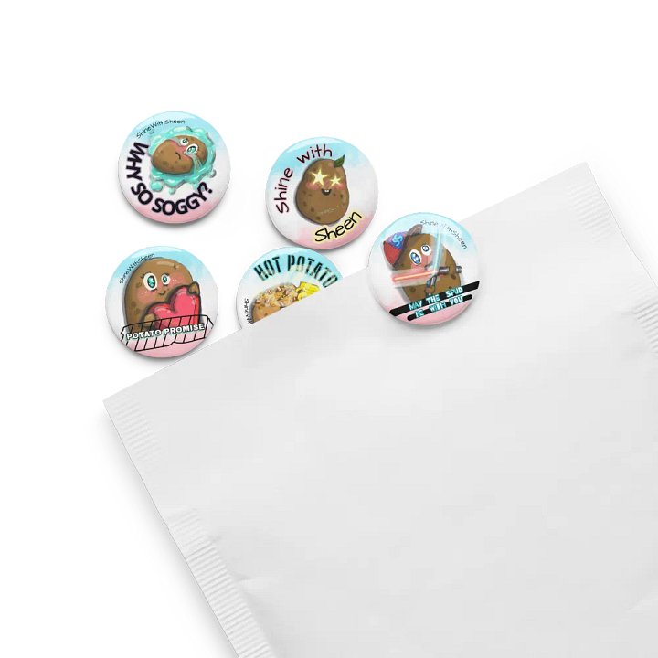 Chonky ShineWithSheen Spuddy Pins product image (2)