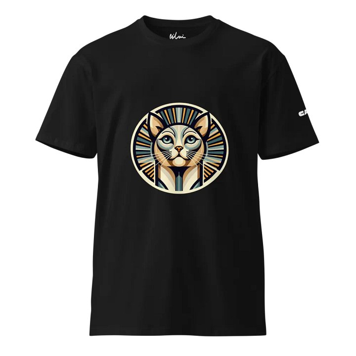 Pharaoh Cat Unisex T-Shirt – Bold & Artistic Feline Design 🐾✨ product image (1)