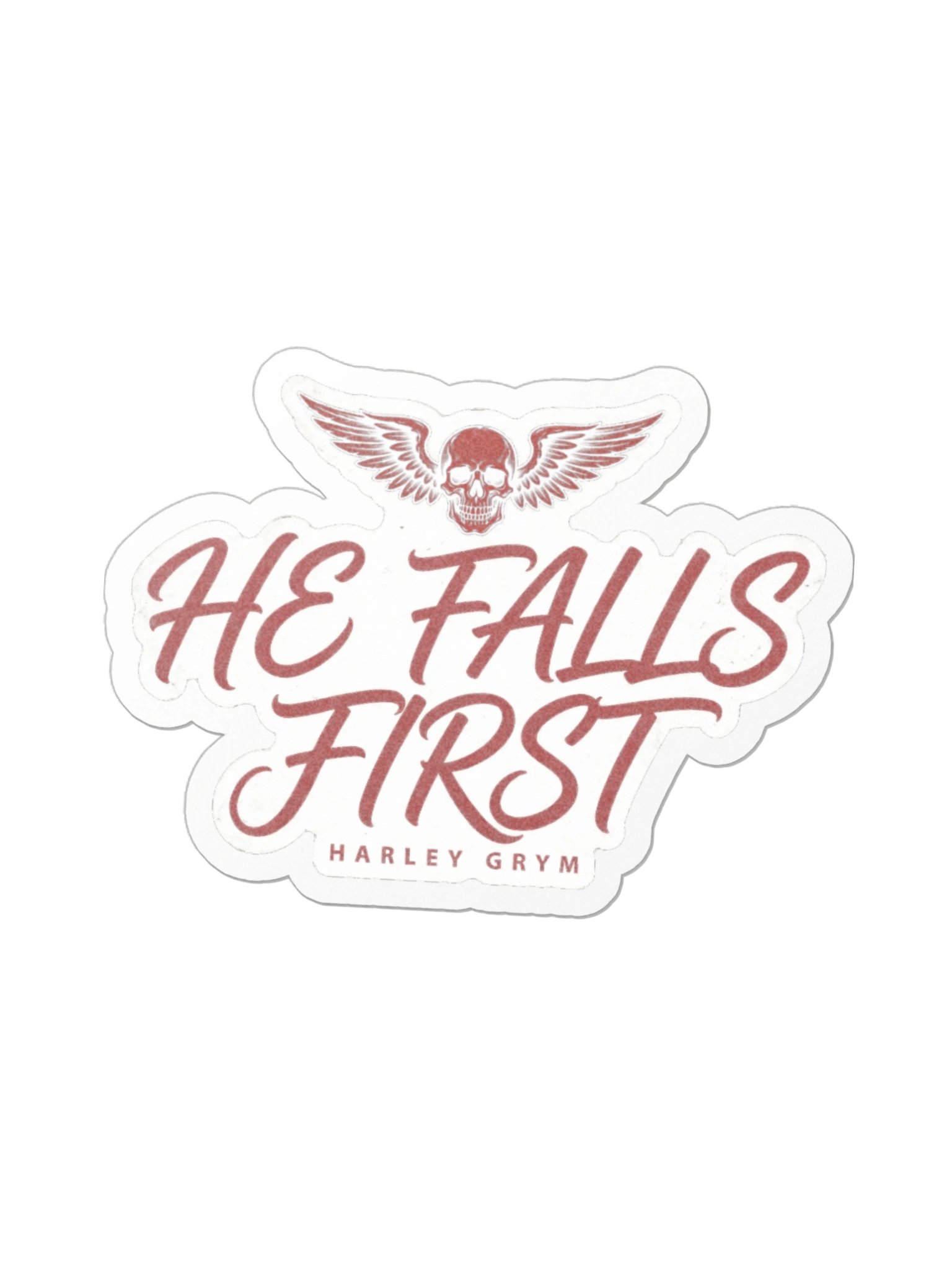 He Falls First Sticker (Script) product image (1)