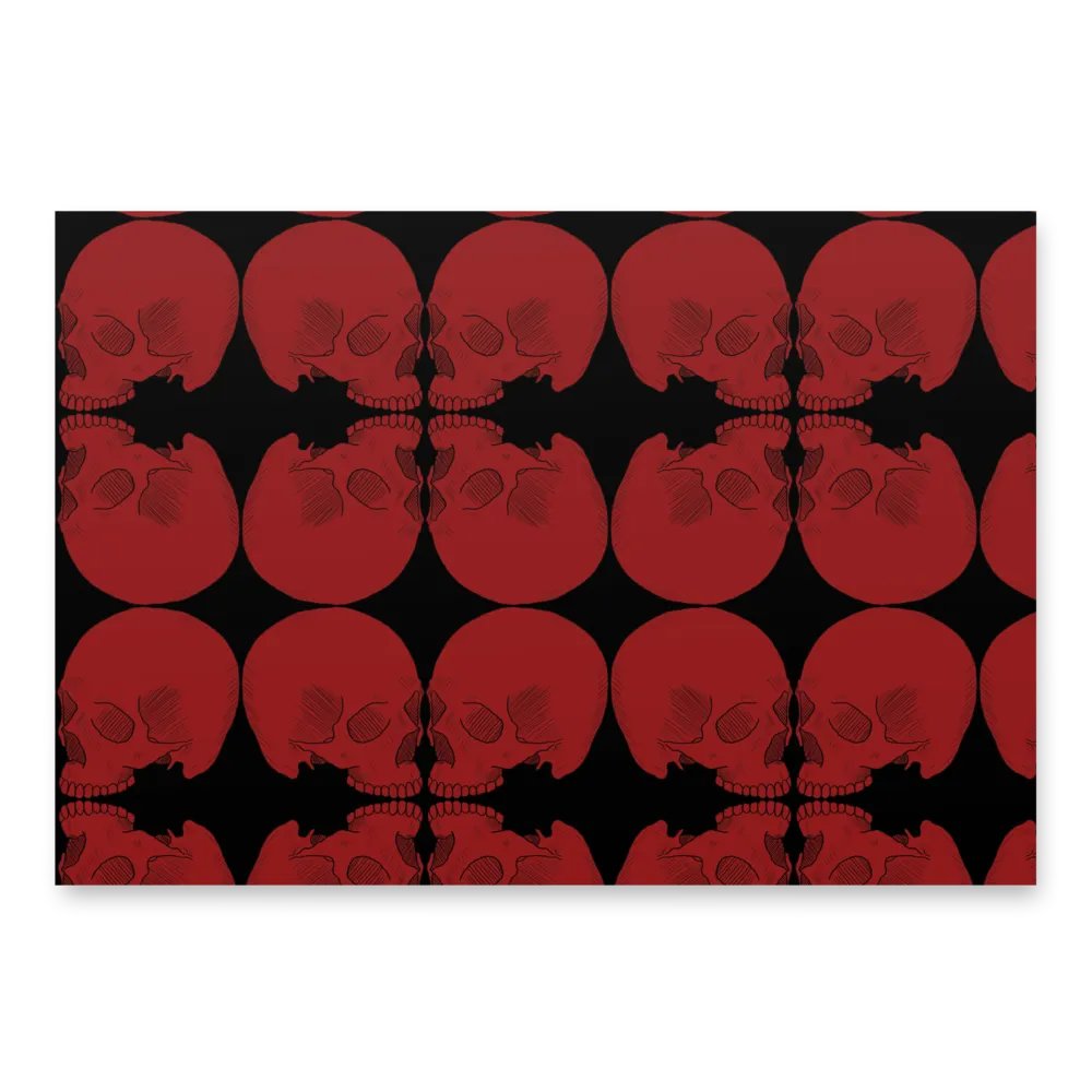 Skulls wrapping paper product image (1)