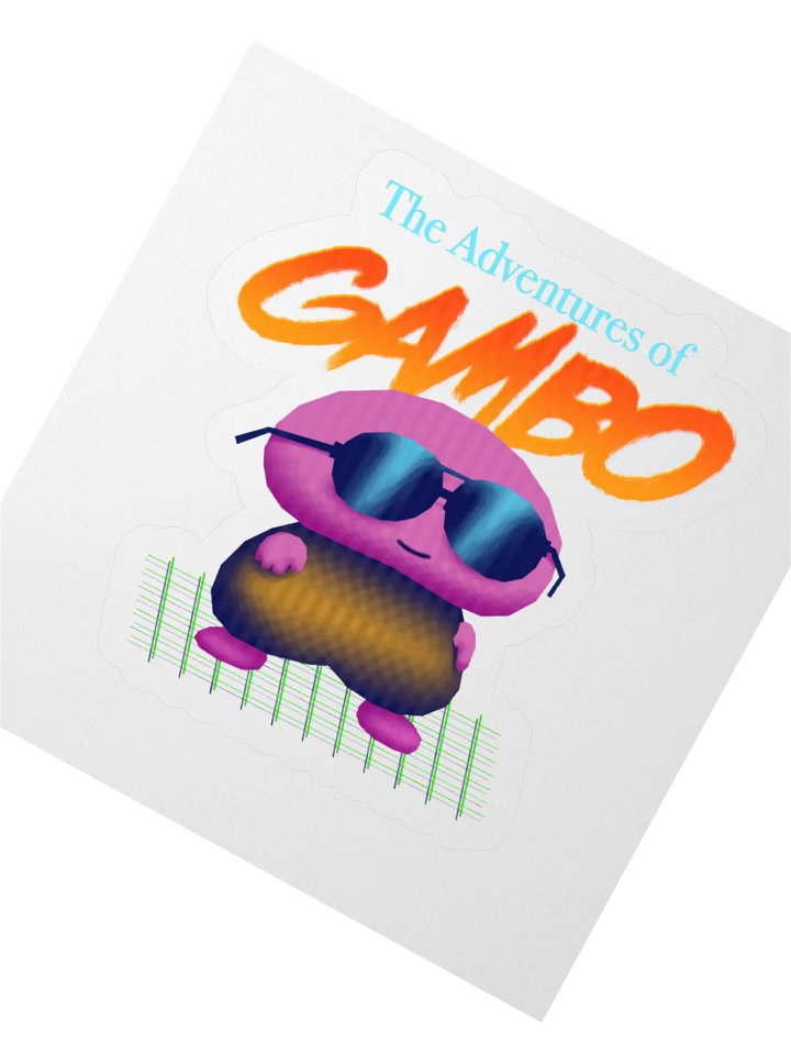 The Adventures of Gambo Sticker product image (5)