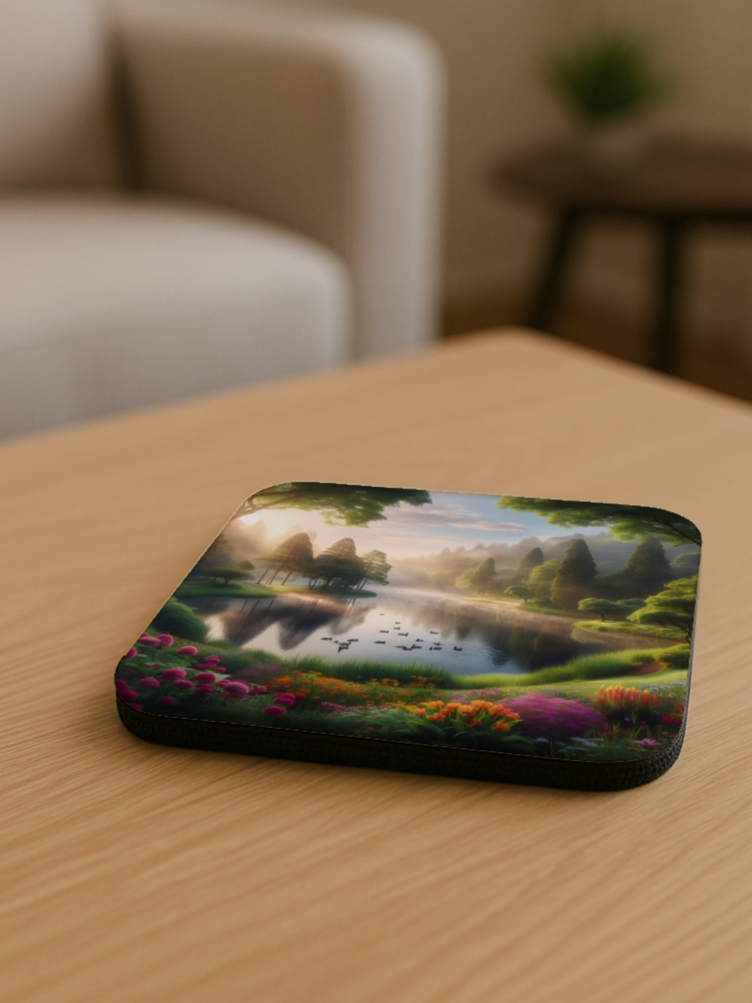 Sunrise Whisper Cork Coaster product image (1)
