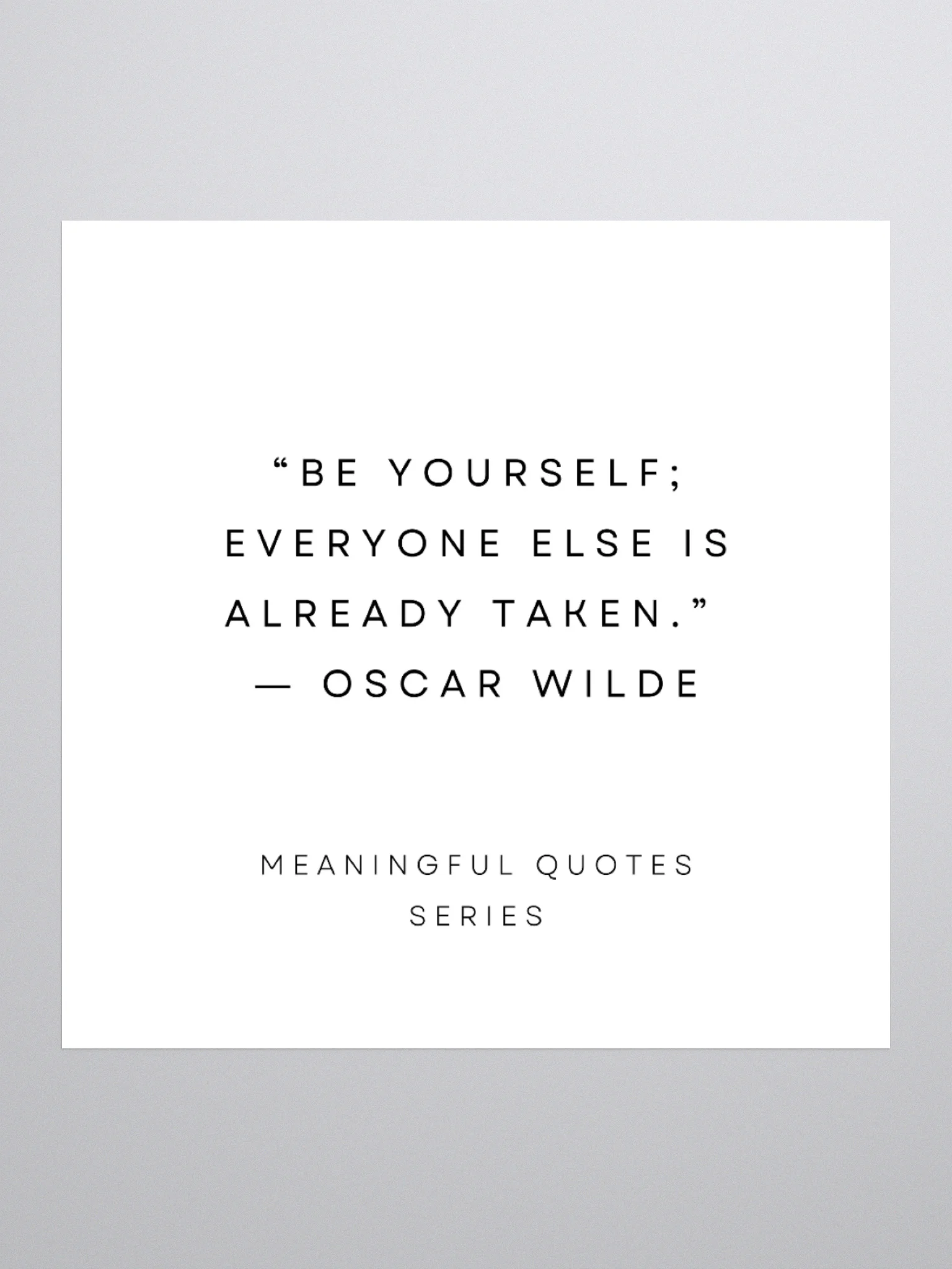 Be Yourself. product image (1)