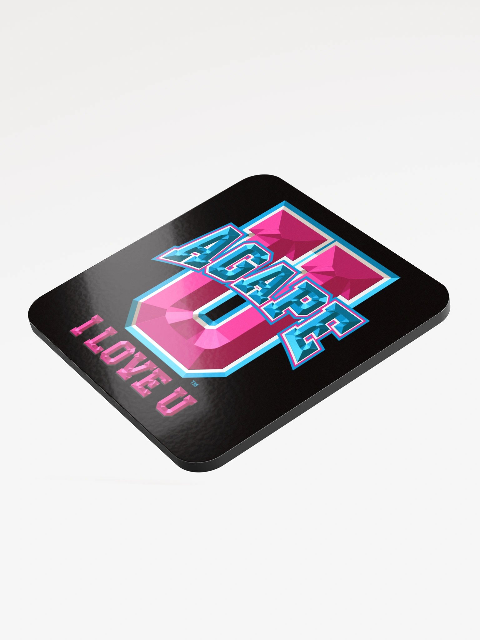 Agape U, Blk Coaster BV product image (3)