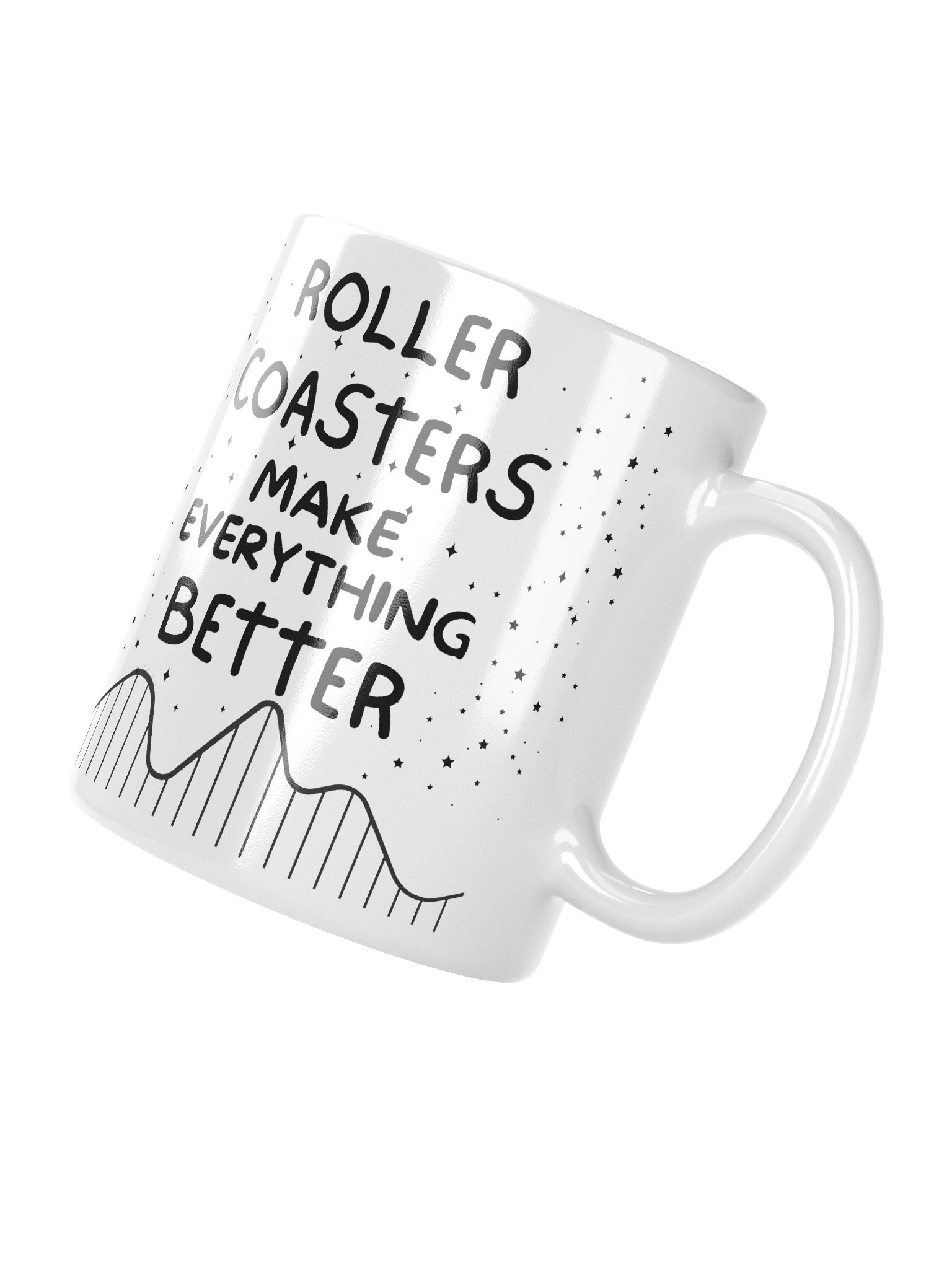 Roller Coasters Make Everything Better Coffee Mug – Theme Park Lover Gift product image (7)