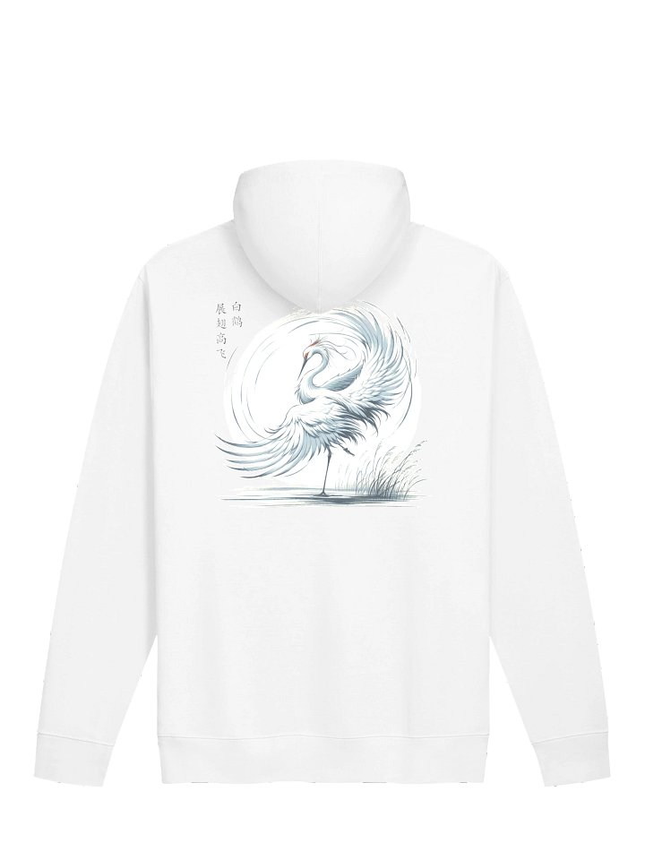 White Crane Spreads Its Wings Premium Hoodie product image (1)