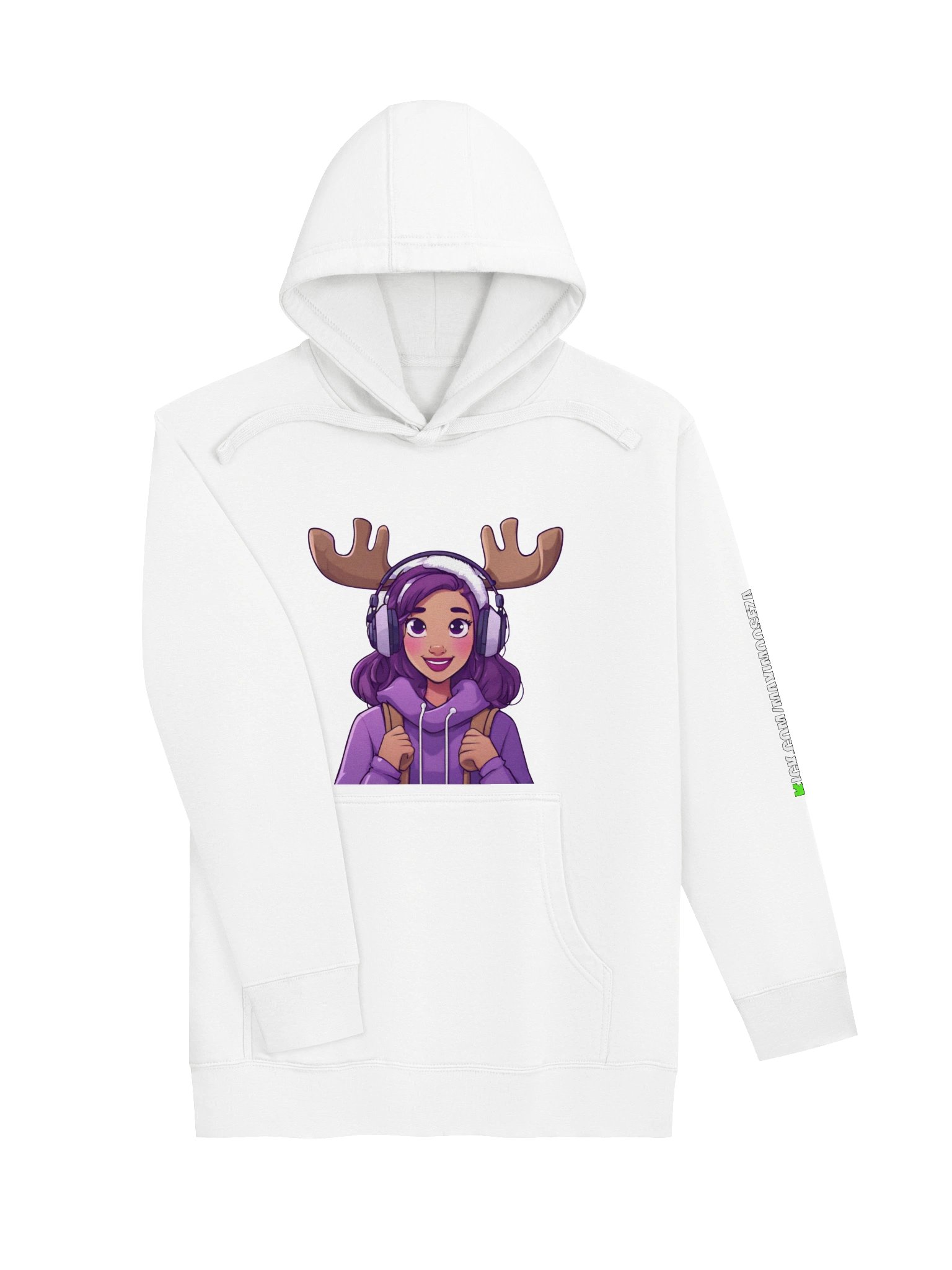 Moose White Hoodie product image (3)