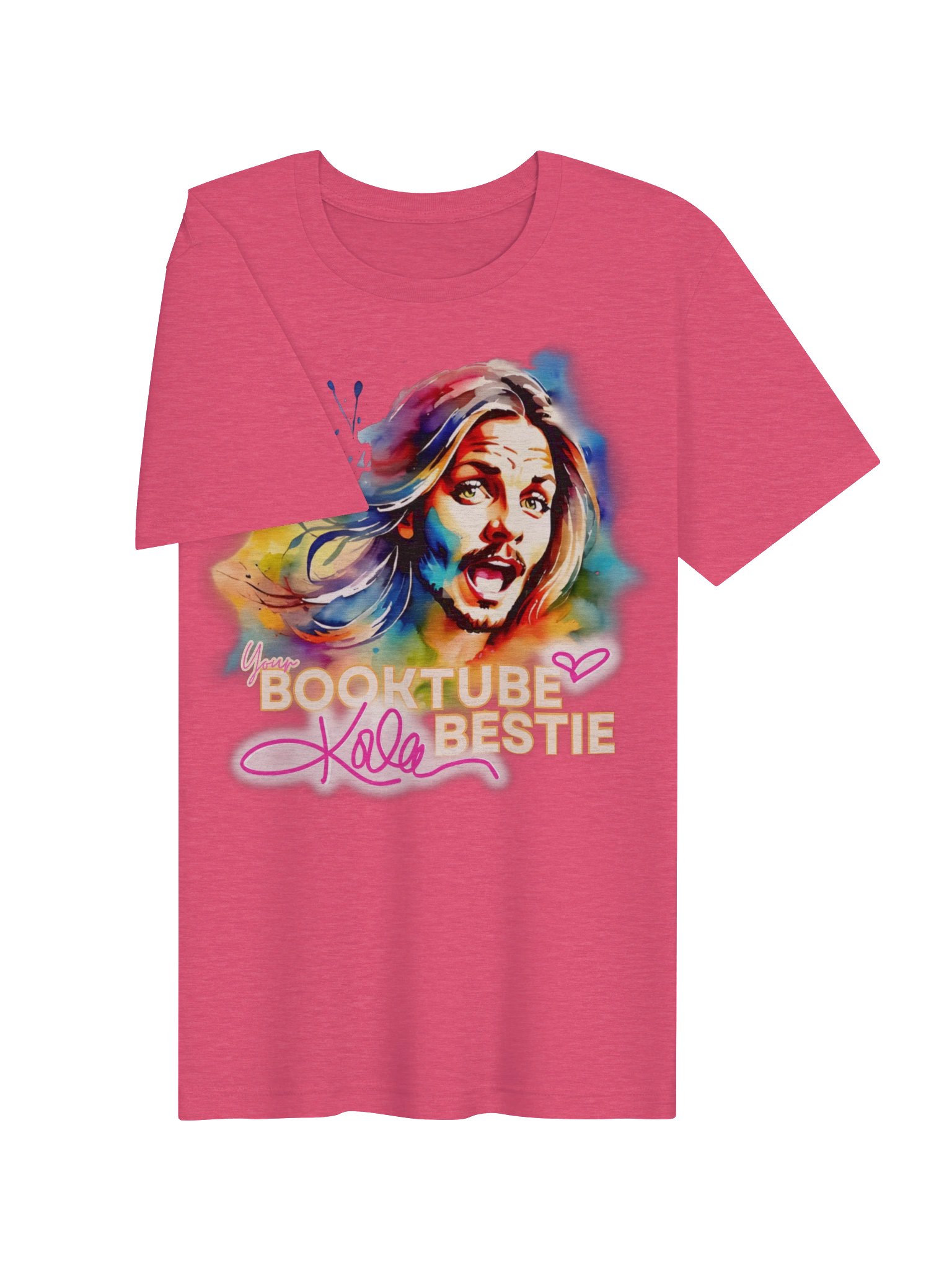 Your BookTube Bestie T-Shirt - Heathered product image (103)