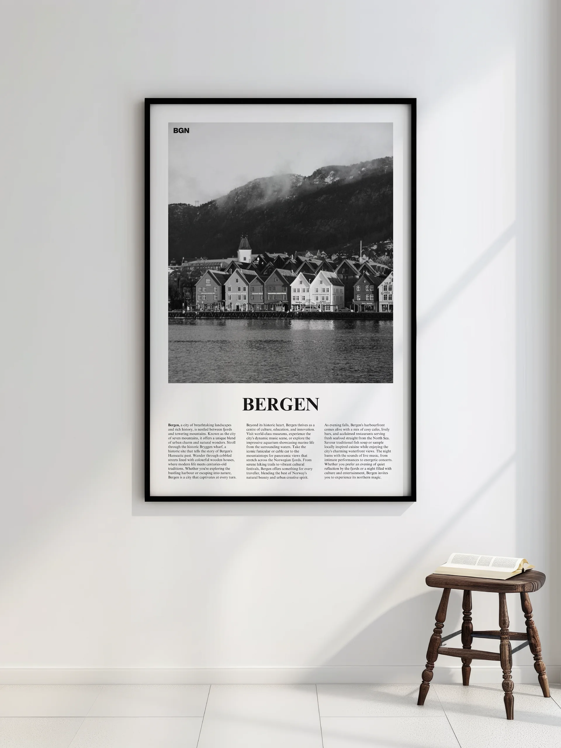 Bergen 01 Newspaper Poster product image (2)