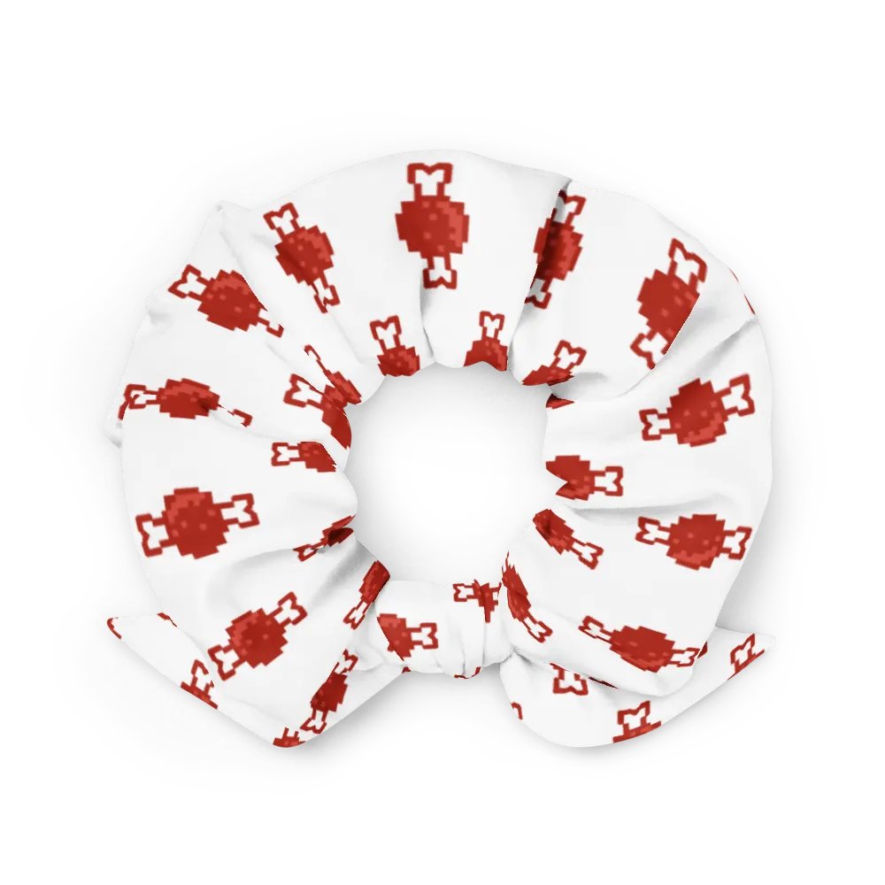 Meatstick Scrunchie White product image (2)