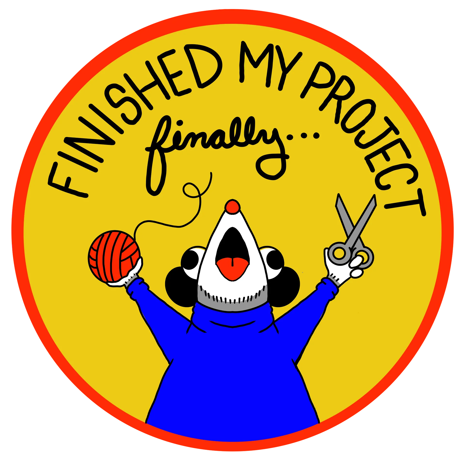 Trash Scouts GARBADGE: Finished My Project - Sticker product image (1)