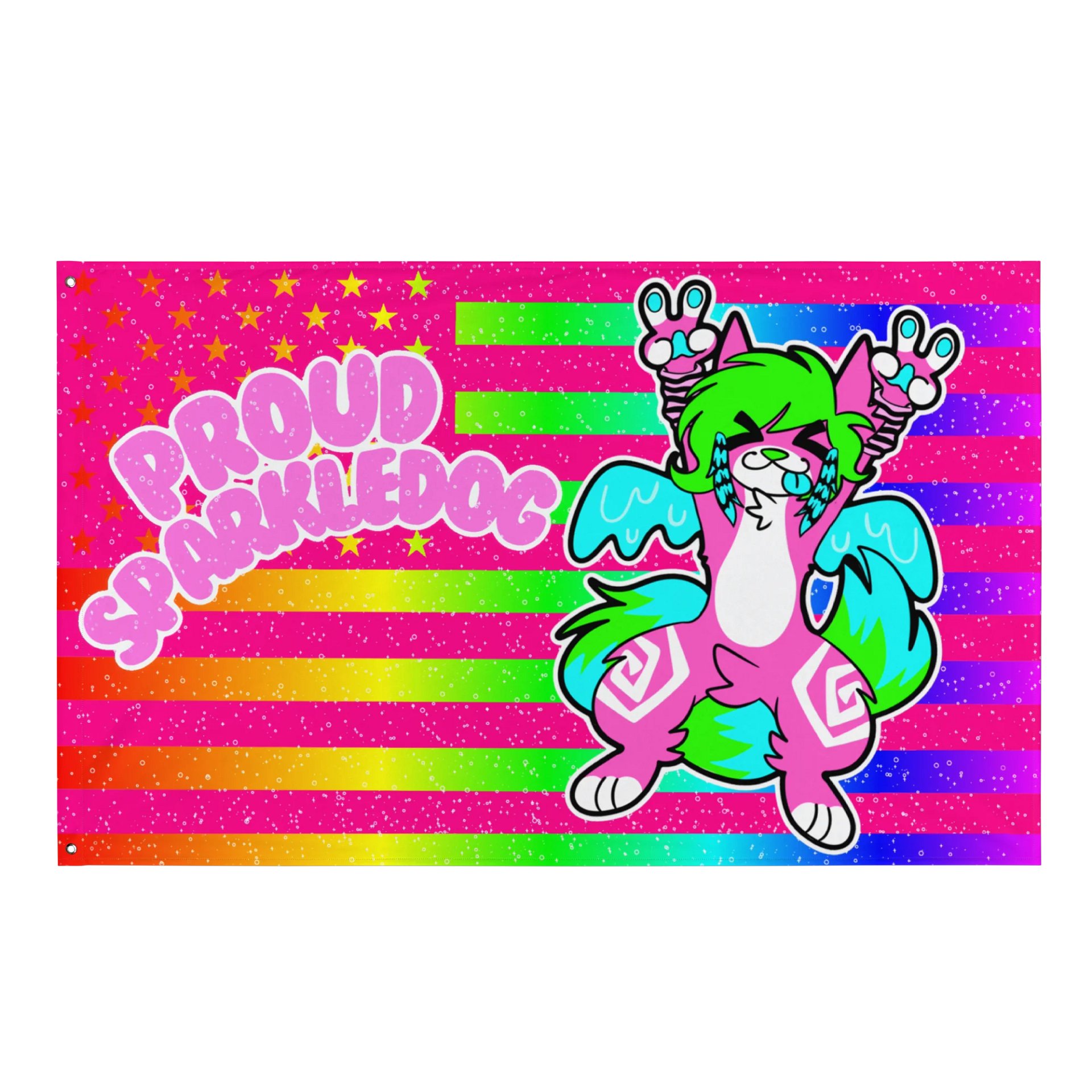 SPARKLE DOG FLAG! product image (1)