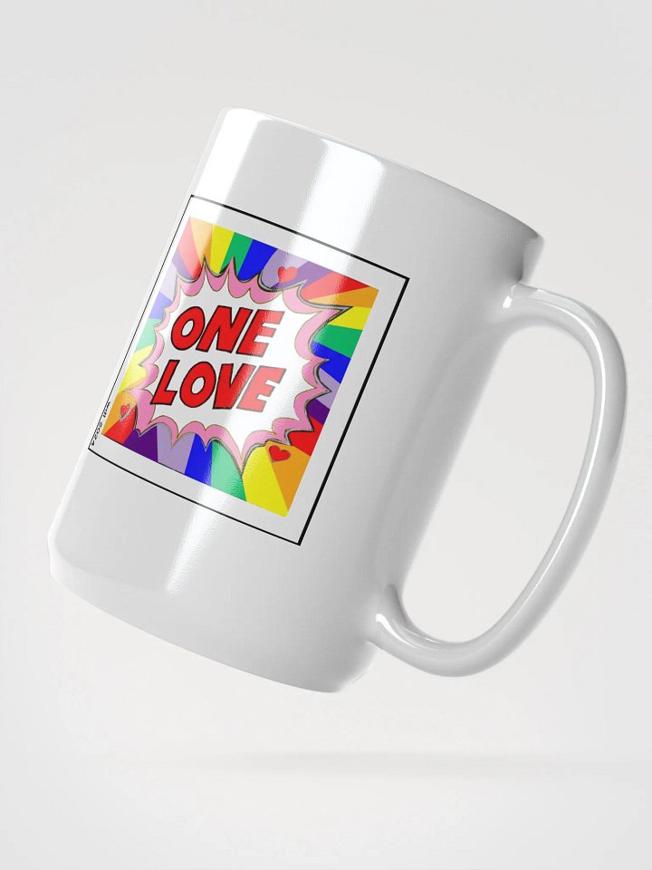 ONE LOVE RAINBOW MUG product image (2)