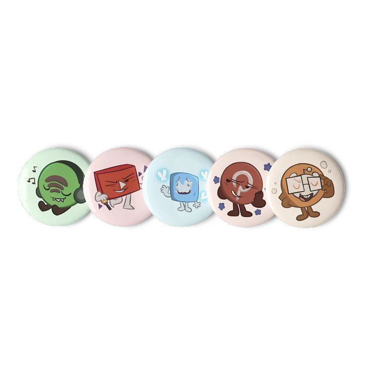 Battle for Niche Internet Fame Pins SET 1 product image (1)