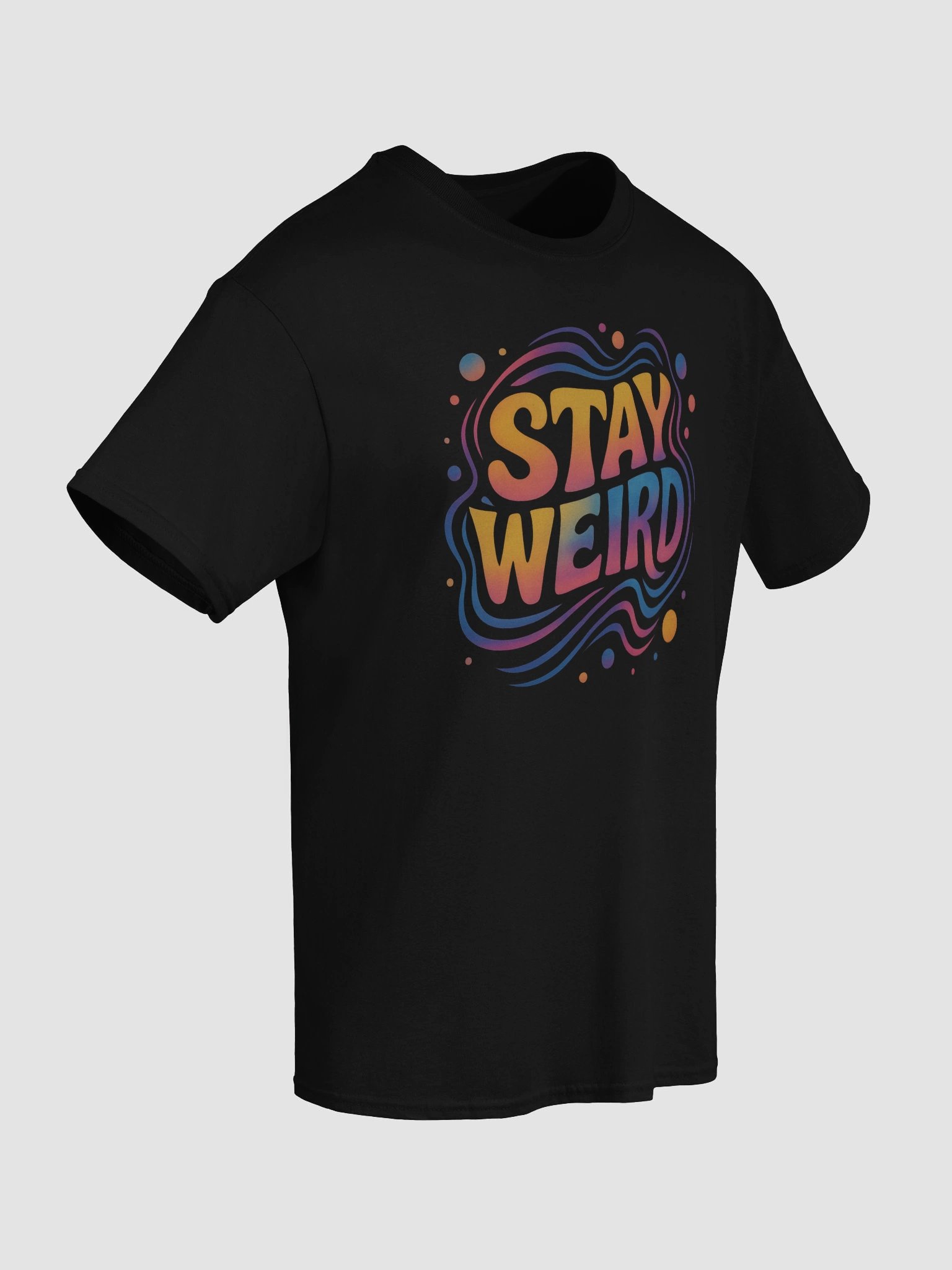 Stay Weird T-shirt – Colorful Groovy Graphic Tee for Free Spirits product image (8)