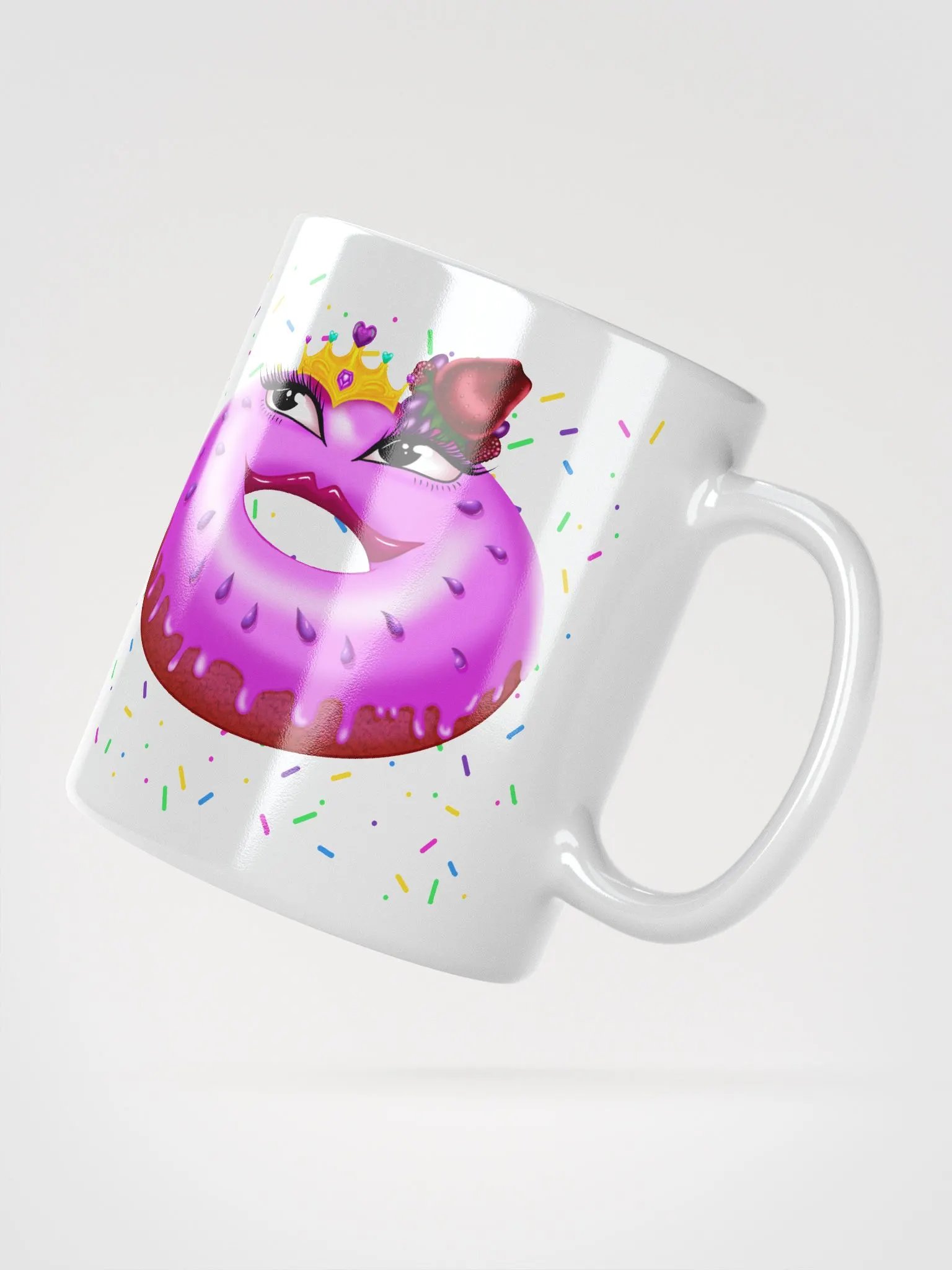 Queen of the Donuts White Mug product image (4)
