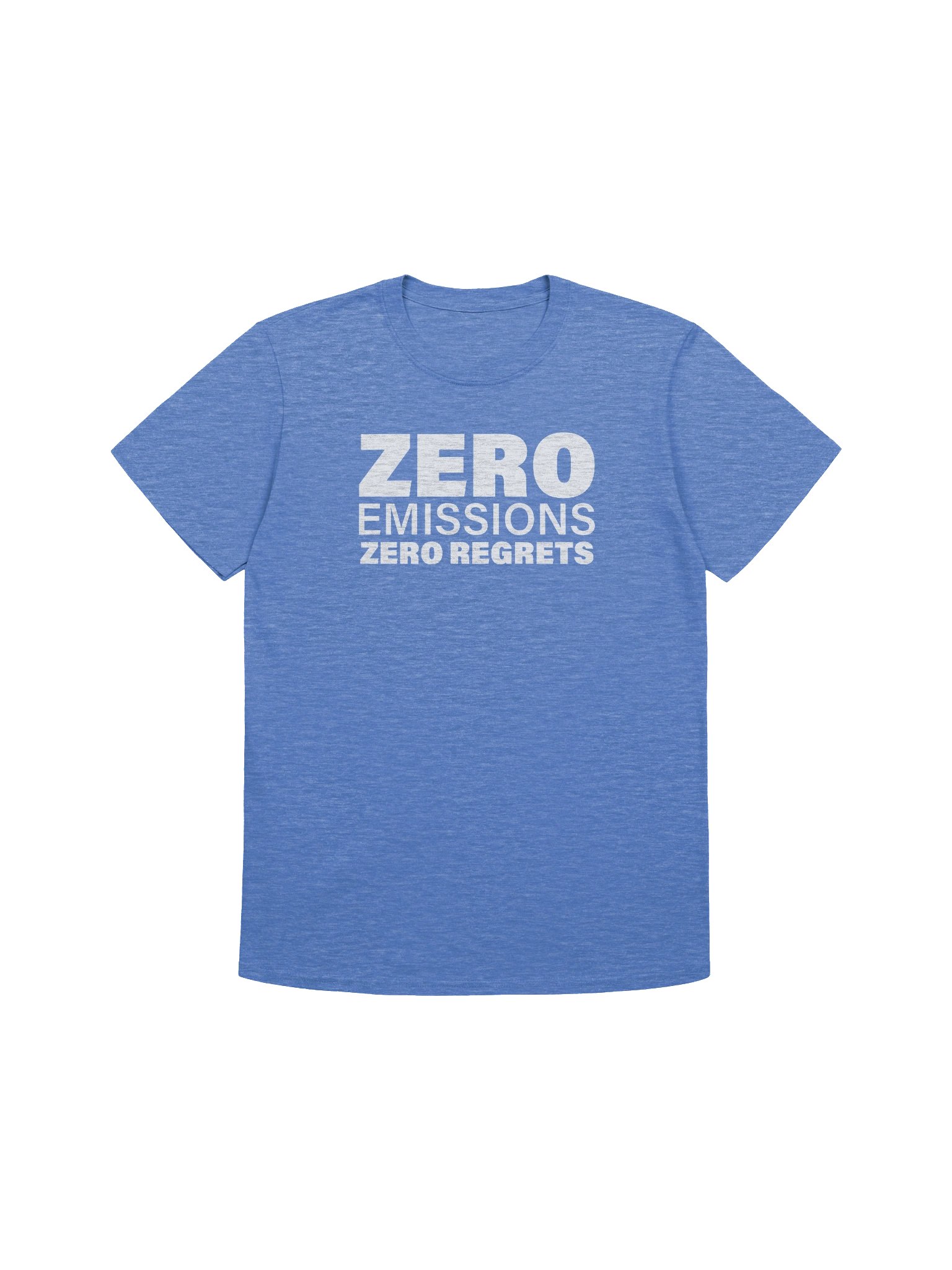 ZERO Emissions Zero Regrets Stacked in White product image (1)