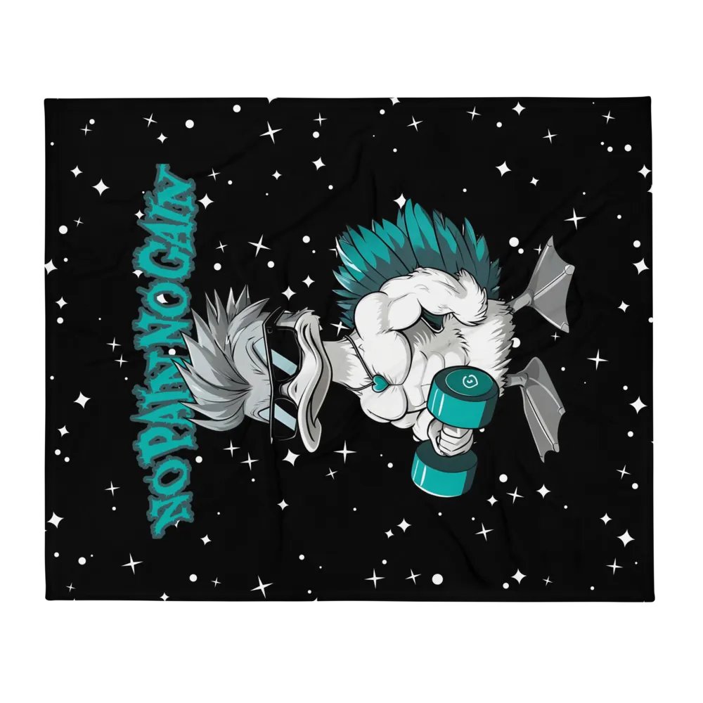 Boddybuilding Funny Duck Blanket product image (1)