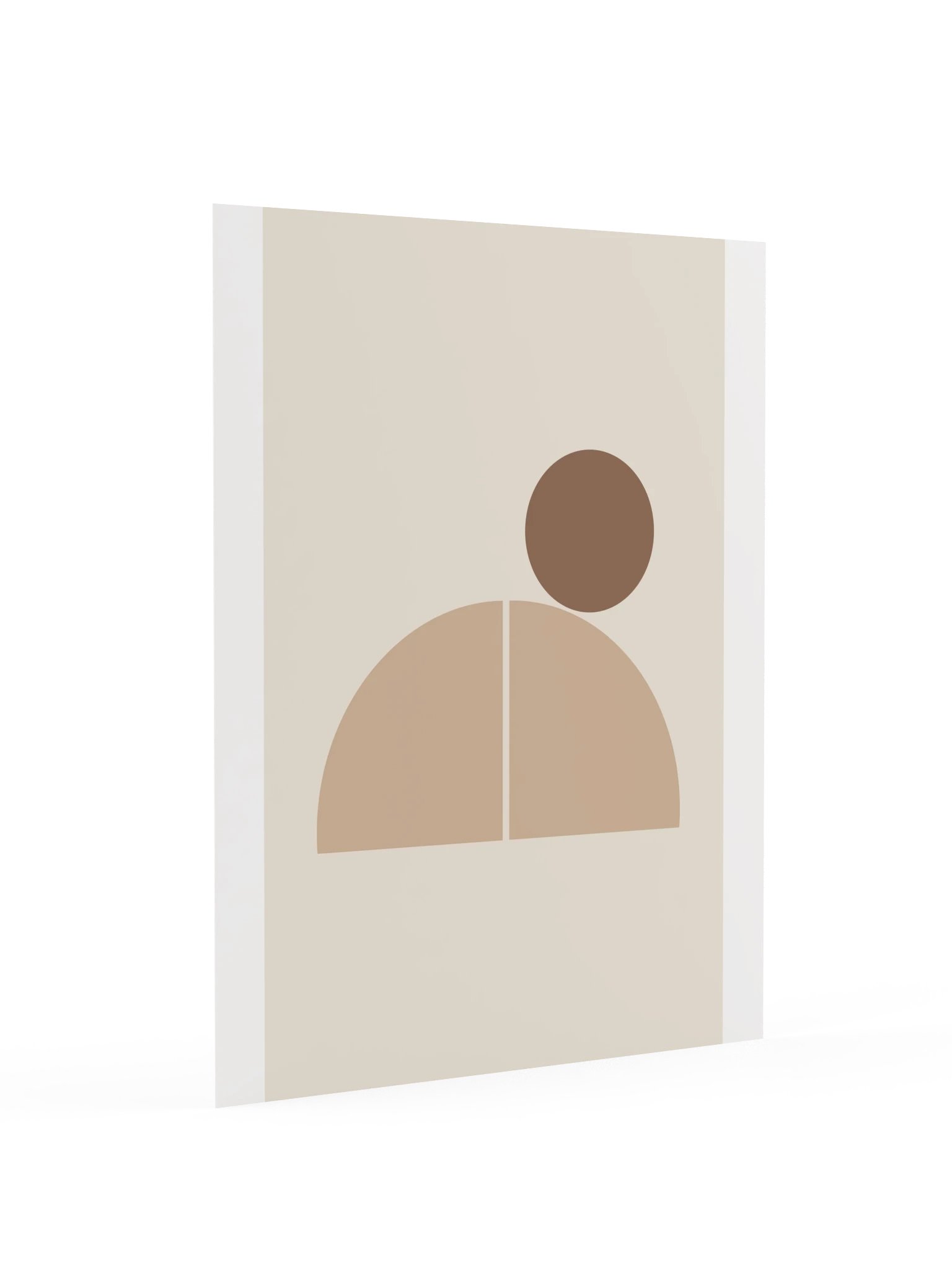 Beige Split Arch Sun Print | Boho Bathroom Wall Art product image (4)