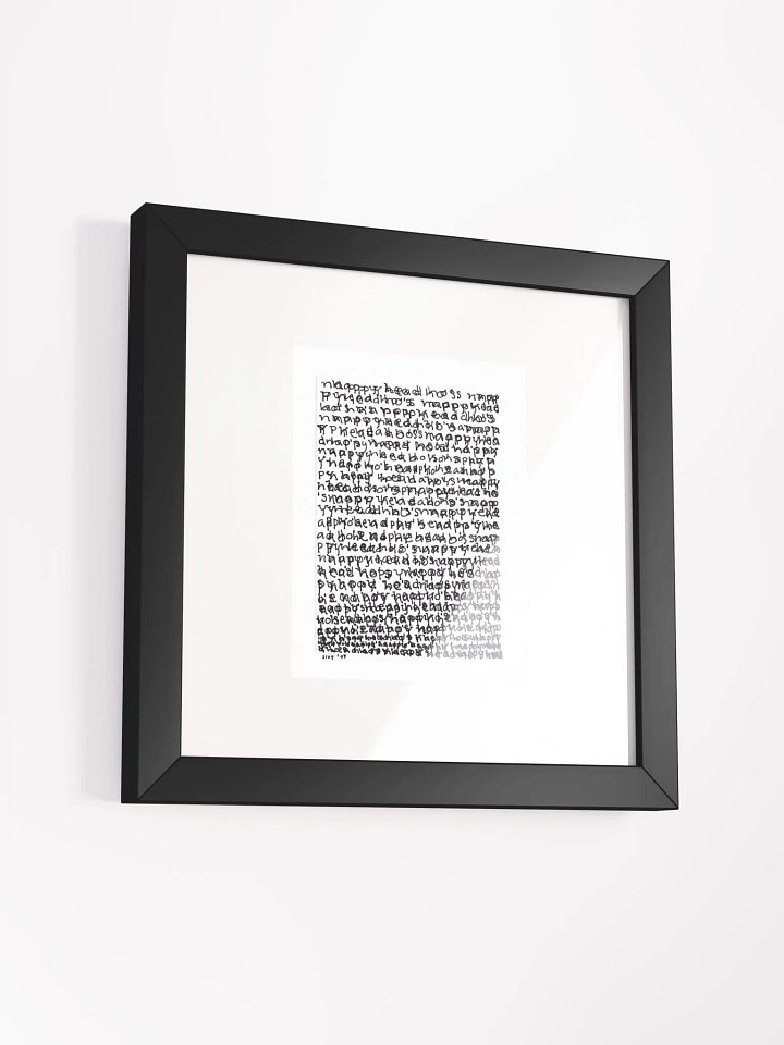 Noon Panel Card Print Framed product image (2)