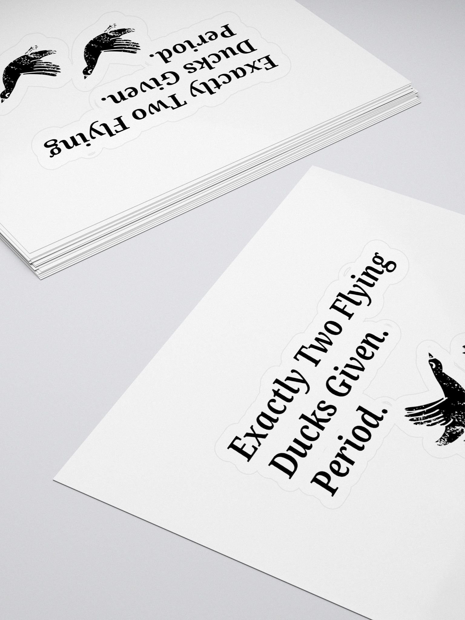 Exactly Two Flying Ducks Given product image (4)