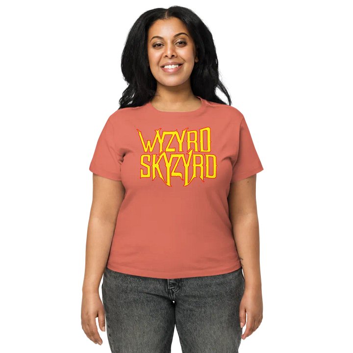 Wyzyrd Skyzyrd Logo Cotton Heritage Women's High-Waisted Tee product image (1)