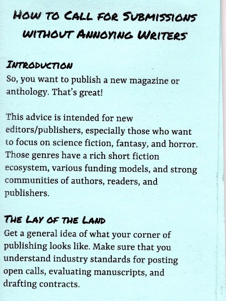 How to Call for Submissions without Annoying Writers product image (1)